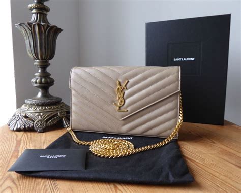 ysl monogram envelope woc 9|YSL monogram wallet on chain.